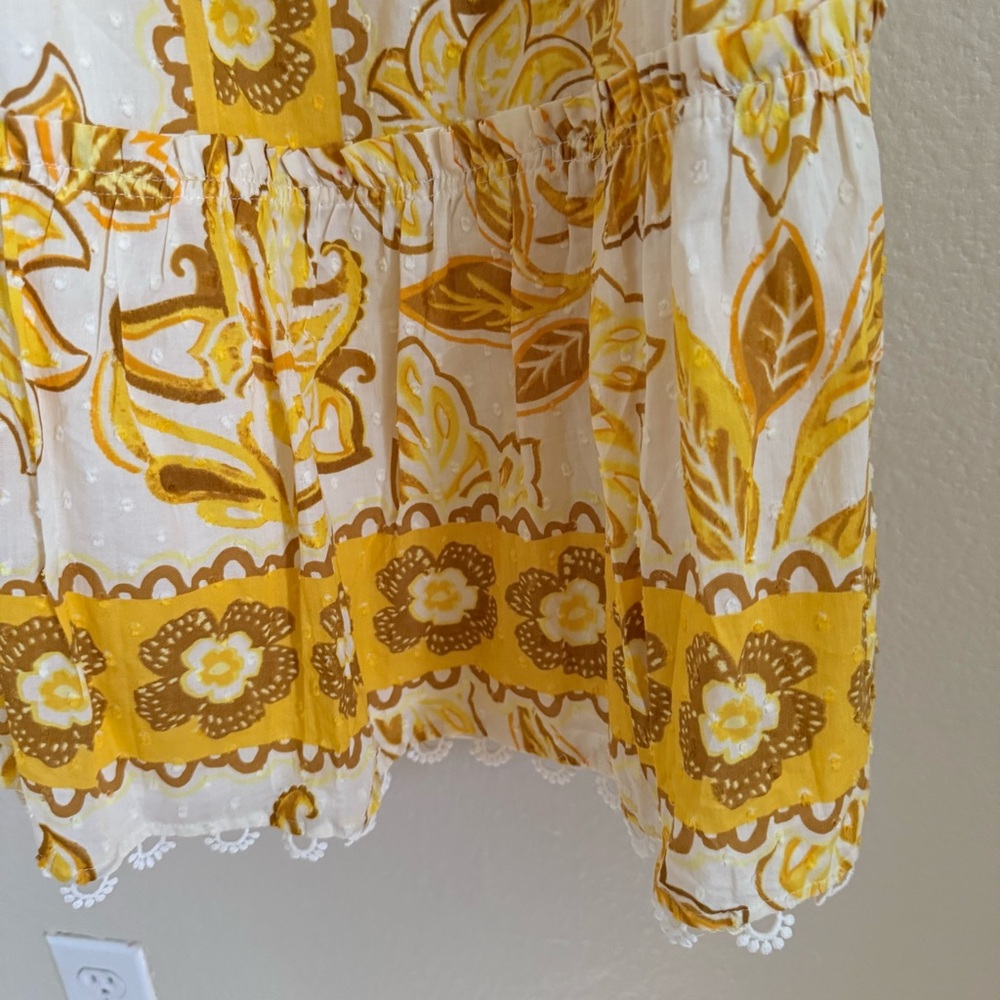 Caroline Constas Floral Mini Dress Size M - Picture 5 of 9